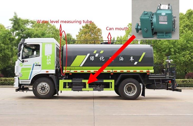 water tank truck